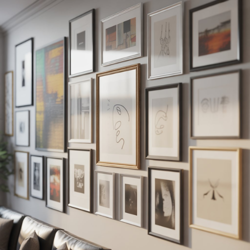 Creative ideas for gallery wall arrangements