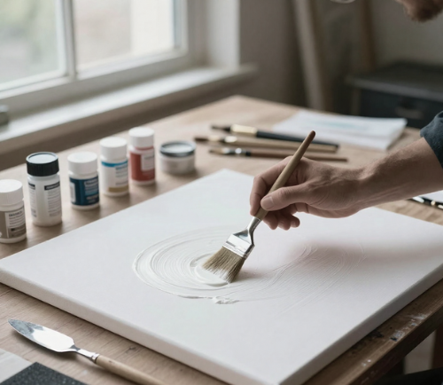 How to Prepare a Canvas for Acrylic Painting