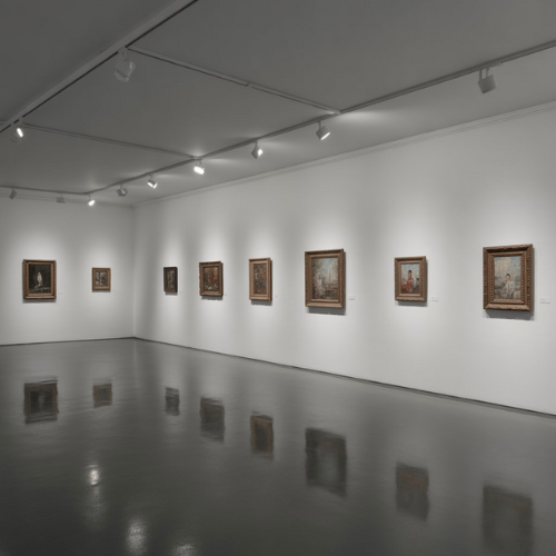 best lighting setup for art exhibitions