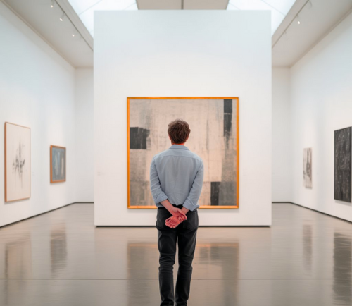 how to explore a contemporary art gallery