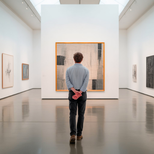 how to explore a contemporary art gallery
