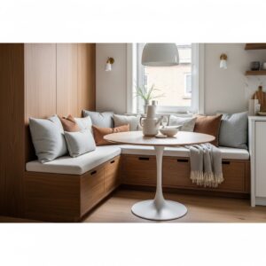 Built-In Banquette Seating with Storage