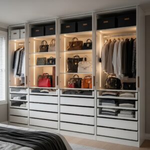 PAX Wardrobe System for a Built-In Closet Look