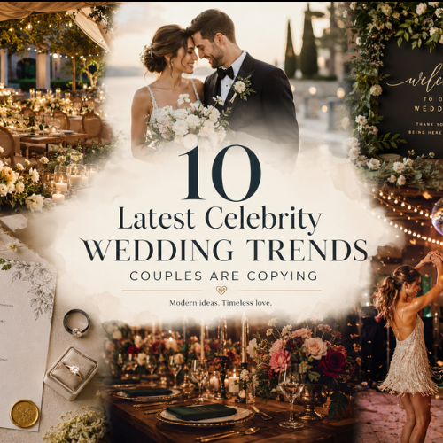 10 Latest Celebrity Wedding Trends Couples Are Copying