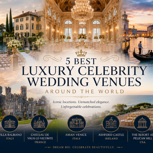 5 Best Luxury Celebrity Wedding Venues Around the World