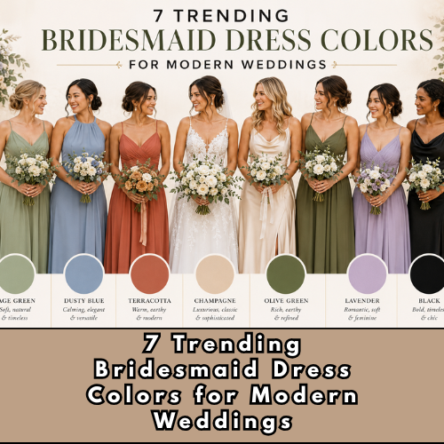 7 Trending Bridesmaid Dress Colors for Modern Weddings