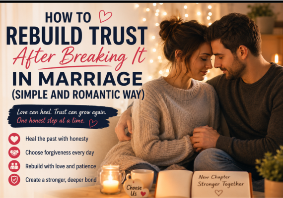 How to Rebuild Trust After Breaking It in Marriage (Simple and Romantic Way)