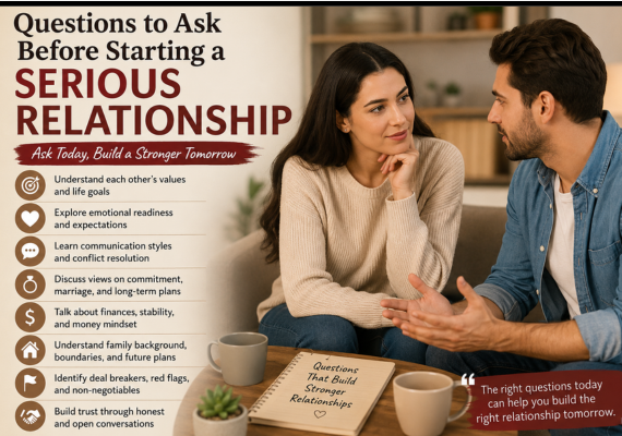 Questions to ask before starting a serious relationship