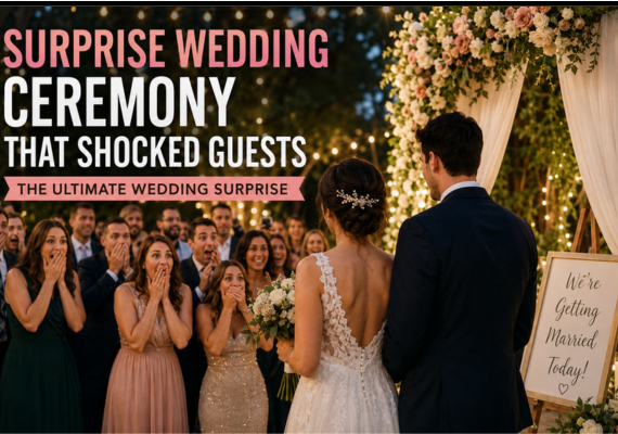 Surprise Wedding Ceremony That Shocked Guests