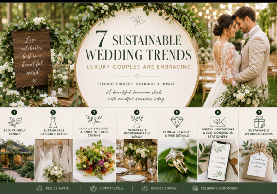 Sustainable Wedding Trends Luxury Couples Are Embracing